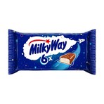 Milky Way Nougat & Milk Chocolate Snack Bars Multipack 6 x 21.5g
