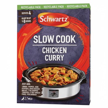 Schwartz Slow Cook Chicken Curry Recipe Mix 33g