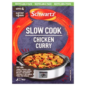 Schwartz Slow Cook Chicken Curry Recipe Mix 33g