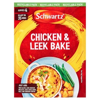 Schwartz Chicken & Leek Bake Recipe Mix 35g
