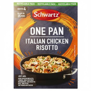 Schwartz One Pan Italian Chicken Risotto Recipe Mix 28g