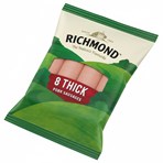 Richmond 8 Thick Pork Sausages 410g