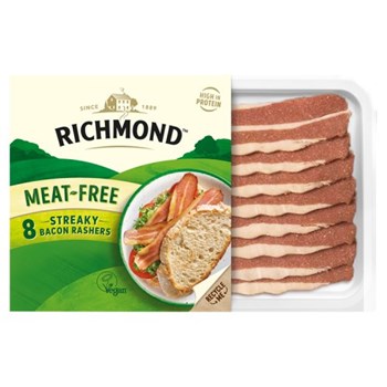 Richmond 8 Meat-Free Streaky Bacon Rashers 150g 