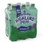 Highland Spring Sparkling Spring Water 6 x 1 Litre