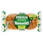 Warburtons 4 Seeded Protein Thin Bagels