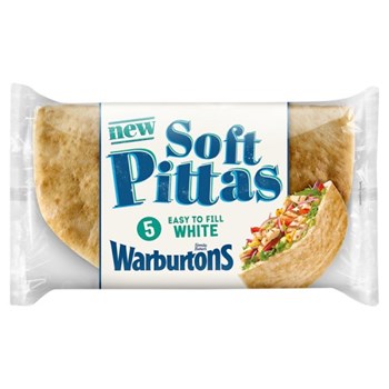 Warburtons 5 Soft Pittas