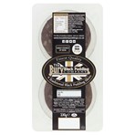 The Bury Black Pudding Company 4 Traditional Black Pudding Slices 230g