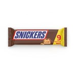 Snickers Chocolate Snack Size Bars Multipack 9 x 35.5g