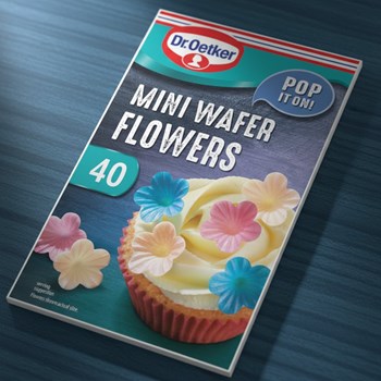Dr. Oetker Mini Wafer Flowers (40)
