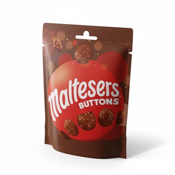 Maltesers Milk Chocolate Buttons with Honeycomb Pouch Bag 102g