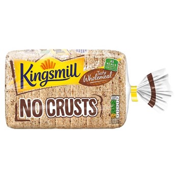 Kingsmill Tasty Wholemeal No Crusts 400g