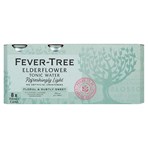 Fever-Tree Refreshingly Light Elderflower Tonic Water 8 x 150ml