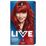 Schwarzkopf Live Intense Colour Red Hair Dye Real Red 035 Permanent