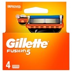Gillette Fusion5 Razor Refills For Men, 4 Razor Blade Refills