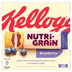 Kellogg's Nutri-Grain Blueberry 6 x 37g (222g)