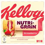 Kellogg's Nutri-Grain Strawberry 6 x 37g (222g)