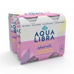 Aqua Libra Sparkling Water Infused with Raspberry & Blackcurrant 4 x 330ml