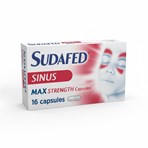 Sudafed Sinus Max Strength 16 Capsules