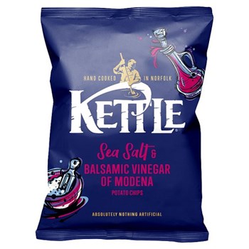 Kettle Sea Salt & Balsamic Vinegar of Modena Potato Chips 130g