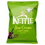 Kettle Sour Cream & Sweet Onion Potato Chips 130g