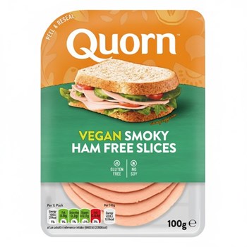 Quorn Vegan Smoky Ham Free Slices 100g