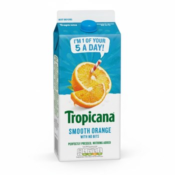 Tropicana Smooth Orange with No Bits 1.7L