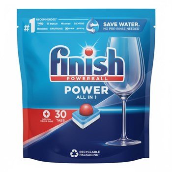 Finish  All in One Dishwasher Tablets Original 30 Tablets