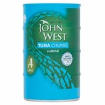 John West Tuna Chunks in Brine 4 x 145g