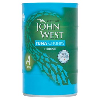 John West Tuna Chunks in Brine 4 x 145g