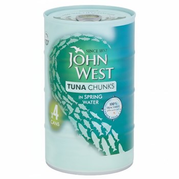 John West Tuna Chunks in Spring Water 4 x 145g