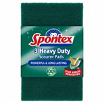 Spontex 3 Heavy Duty Scourer Pads