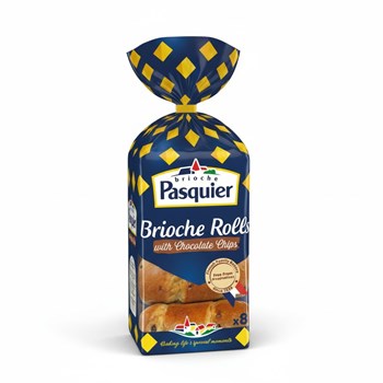 Brioche Pasquier Brioche Rolls Chocolate Chips x 8