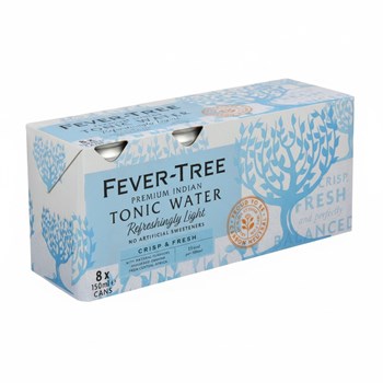 Fever-Tree Refreshingly Light Tonic Water 8 x 150ml