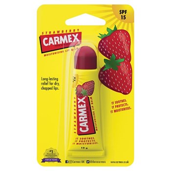 Carmex Strawberry Moisturising Lip Balm SPF 15 10g