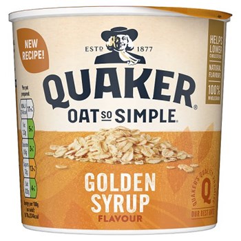 Quaker Oat So Simple Golden Syrup Porridge Pot 57g