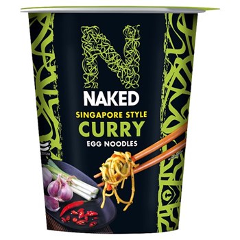 Naked Singapore Style Curry Egg Noodles 78g