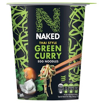 Naked Thai Style Green Curry Egg Noodles 78g