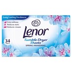 Lenor Fabric Tumble Dryer Sheets, 34 Sheets, Spring Awakening