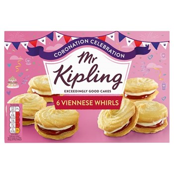 Mr Kipling Coronation Celebration 6 Viennese Whirls