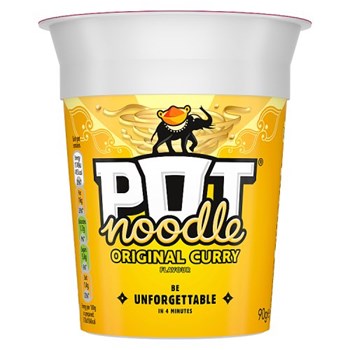Pot Noodle  Instant Snack Original Curry 90 g 