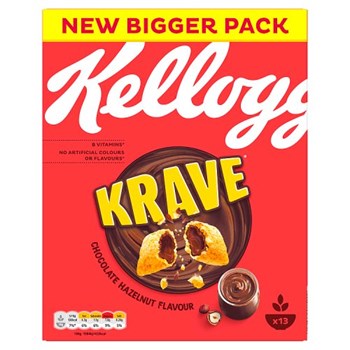 Kellogg's Krave Chocolate Hazelnut Breakfast Cereal 410g