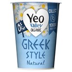 Yeo Valley Organic 0% Fat Greek Style Natural 450g