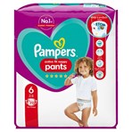 Pampers Active Fit Nappy Pants Size 6, 22 Nappies, 15kg+, Essential Pack
