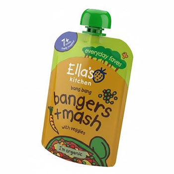 Ella's Kitchen Organic Bangers and Mash Baby Pouch 7+ Months 130g