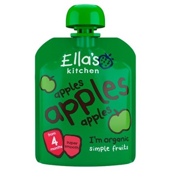 Ella's Kitchen Organic Apples First Tastes Baby Pouch 4+ Months 70g