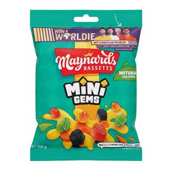 Maynards Bassetts Mini Gems 160g
