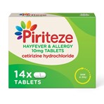 Piriteze allergy relief tablets with cetirizine hydrochloride - 10mg