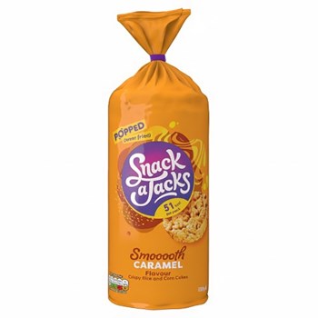 Snack a Jacks Caramel Sharing Rice Cakes Crisps 159g