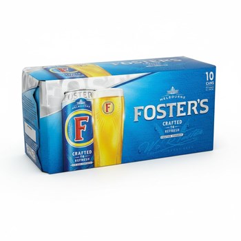 Foster's Lager Beer 10 x 440ml Cans
