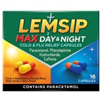 Lemsip Max Day & Night Cold & Flu Relief Capsules 16 Capsules